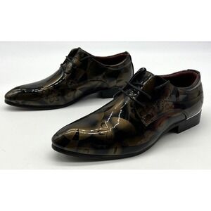 Junhong Prestige Mens Size 5.5 Womens Size 7 Copper Dress Shoes